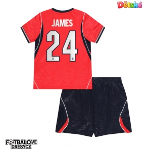 Anglie Reece James #24 Dětské Venkovní dres komplet MS 2026 Krátký Rukáv (+ trenýrky)